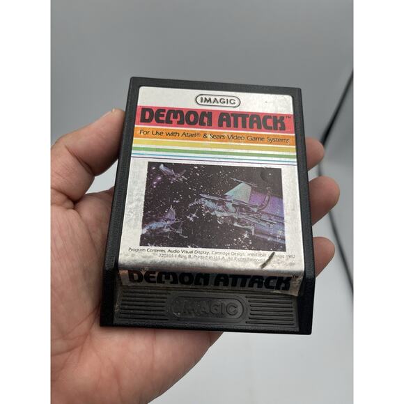 Atari 2600 Demon Attack Tested Combine Ship - Picture 1 of 4